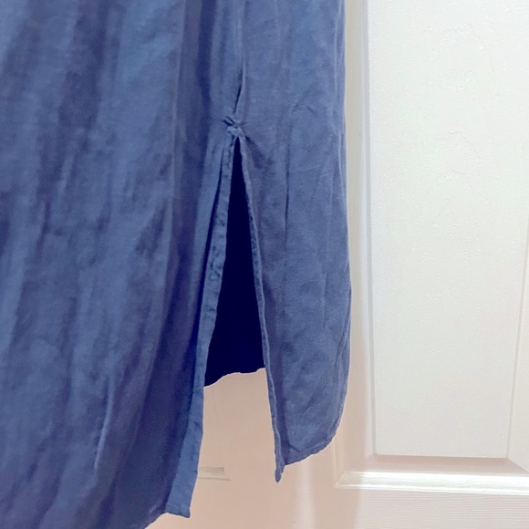 New! Isabel Maternity Maxi dress w/pockets - Picture 4 of 4